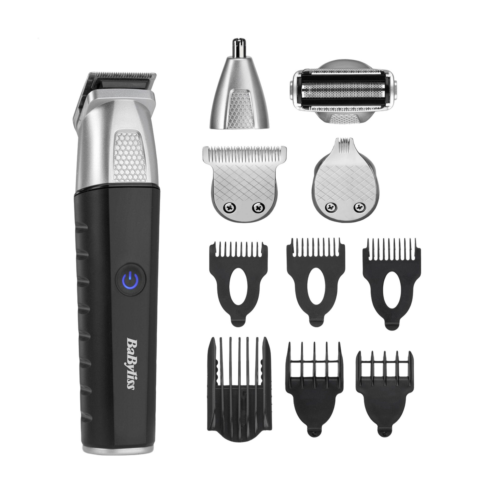 Машинка для стрижки волосся BaByliss Lithium Power 10 насадок, чорна (MT812E)